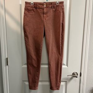 Maurices Dusty Rose Jeggings